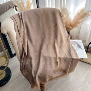 Winter Womens <b>Long</b> Double-Sided Letter <b>Scarf</b> Warm Stylish Polyester Shawl for Cold Weather - Product Image 3