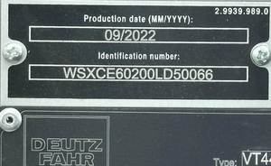 Tractor 2023 Deutz-Fahr AGROTRON 6155 TTV-Tractor de transmisión continuamente variable de alto rendimiento - Product Image 3