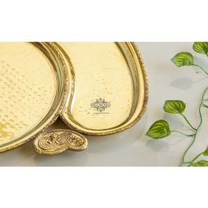 Plato de Cena de Diseño Maharaja Chino Tradicional Hecho a Mano, Material de Latón Puro, Directo para Hoteles, Regalos Personales, Personalizable - Product Image 5