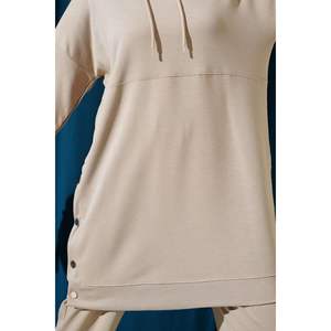 Loysha ชุดสแน็ปด้านข้าง2ชิ้นสีเบจ - Product Image 2