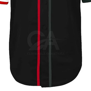 Jersey de botones de gran tamaño para ropa de equipo, el mejor Jersey de botones de material, Jersey de botones de alta calidad personalizado - Product Image 5