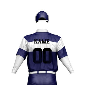 เครื่องแบบการฝึกเบสบอลซอฟต์บอลสามารถปรับแต่งได้ชุดกีฬาระบายอากาศได้ดีสำหรับเยาวชนชายพิมพ์ลายเป็นแถบตัวเลขได้ตามต้องการ - Product Image 6