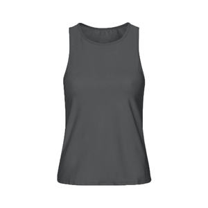 เสื้อกล้ามถักลายริบแบบปกติสำหรับผู้หญิง สายคล้องไหล่กว้าง ขอบเอวยางยืด แห้งเร็ว ระบายอากาศได้ดี เป็นมิตรกับสิ่งแวดล้อม - Product Image 1