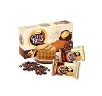 LIBRA 150g Biscuits rectangulaires croustillants à la crème, saveur café, halal, craquelins fins, sachet/boîte, goût sucré, faible teneur en sel, faible teneur en glucides, nouveauté