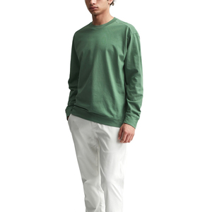 480GSM poids lourd coton hommes sweats impression broderie personnalisé sweat à col rond col rond sweat fabriqué au Pakistan - Product Image 5