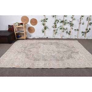 Alfombra clásica de lana verde Beige, área grande de látex, diseño de retazos de 6,4x9,9 pies para adolescentes, para pasillo, rectángulo abstracto para - Product Image 1