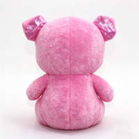 Peluche cochon rose unique, cochon en peluche, peluche aux grands yeux, peluche aux yeux scintillants, jouet en peluche animal, adorable poupée cochon