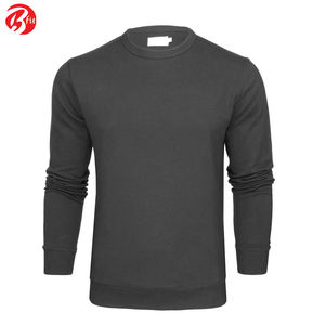 <b>Men's</b> Slim Fit Winter Warm Cotton Fleece Pullover Best Quality Solid Pattern <b>Sweatshirts</b> Sizes XS to 3XL <b>Plain</b> Dyed - Product Image 5