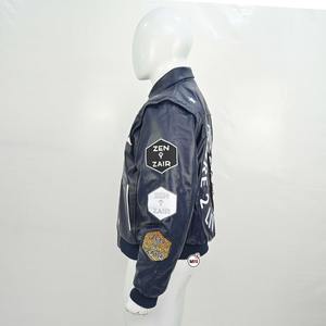 แจ็กเก็ตผ้าฝ้ายสไตล์วินเทจของผู้ชายเสื้อแจ็กเก็ตทีมโรงเรียนสำหรับใส่ทำงาน - Product Image 5