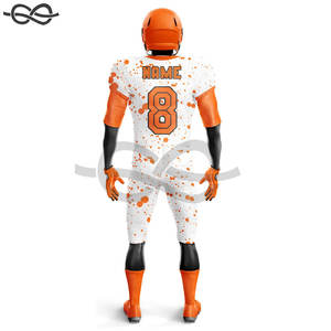 Material duradero fútbol americano sublimación diseño personalizado uniforme de fútbol americano al por mayor calidad única personalizada - Product Image 4