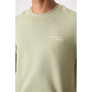 Conjunto Deportivo Casual para Hombre ala - Negro, Algodón Grueso, Textura Suave, Ajuste Cómodo con Diseño Bordado - 85254 - Product Image 5