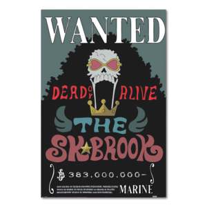 For One Piece Anime <b>Poster</b>-Wanted Brook 61x91,5 cm - Product Image 1