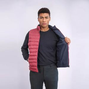 Gilet bouffant isolé résistant à l'eau sans manches léger vêtements de plein air gilet bouffant classique sans manches pour la randonnée et les voyages - Product Image 1