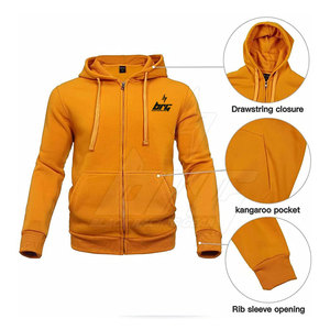 Chándales de Invierno para Hombre con Capucha, 100% Algodón, Transpirables, con Forro Polar, Diseño Personalizable, Gran Venta - Product Image 3