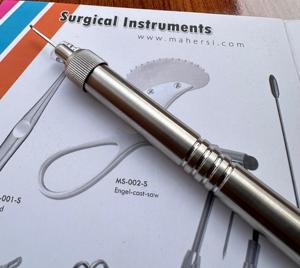 Orthopedic Surgical Depth <b>Gauge</b> Manual Stainless Steel with 3-Year Warranty by Mahersi - Product Image 1