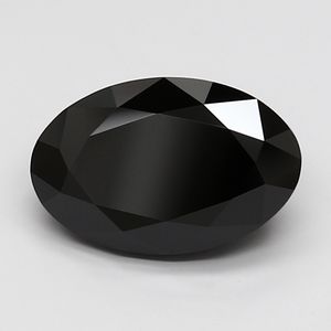 Oval Shape Natural Black <b>Diamond</b> <b>Loose</b> Stone for Ring/Pendant 1.00 Carat + IGI Certified Excellent Cut Polished D Gleam Jewels - Product Image 2