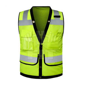 Vêtements de travail d'hiver haute visibilité pour hommes Gilet de sécurité Conception personnalisée Coton polyester respirant Service personnalisé OEM de haute qualité - Product Image 1