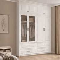 Armoires en bois sur mesure de luxe extra larges Meubles de maison Chambre à coucher Complète avec une grande armoire Penderie