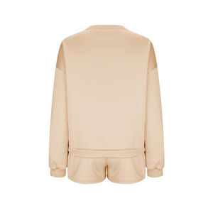 Conjuntos de mujer de gran venta, ropa de calle de algodón 100%, conjunto de 2 piezas para mujer, transpirable, ligero, de secado rápido, logotipo personalizado - Product Image 2