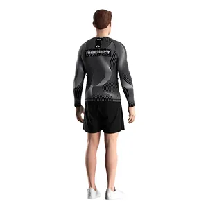 <b>Compression</b> <b>Shirt</b> Manufacturer Denim Quick Dry Custom <b>Men's</b> - Product Image 3