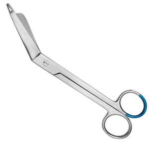 Ciseaux médicaux courbés en acier inoxydable 14 cm, manuels, certifiés CE - Product Image 2