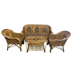 ชุดเฟอร์นิเจอร์กลางแจ้งจากอ้อยไม้ไผ่เป็นมิตรกับสิ่งแวดล้อมเพื่อสิ่งแวดล้อมที่ปลอดภัยโดยผู้ผลิตอินเดียในราคาขายส่ง - Product Image 4