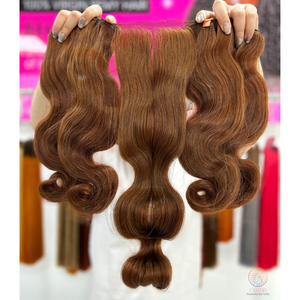 Paquetes de cabello crudo vietnamita de muestra gratis Proveedor de cabello humano de onda corporal virgen de calidad superior - Product Image 5