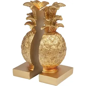 Soporte de Escritorio Comercial para Libros en Aluminio Premium Chapado en Oro, Marcador Antiguo, Venta al por Mayor, Escultura Moderna China, Zahid Exports - Product Image 1