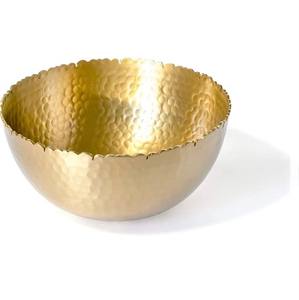 Handmade Modern Style Gold Polished <b>Metal</b> <b>Bowl</b> Creative Hammered Design for Dinner Table Decoration Server or Fruit Serving - Product Image 2