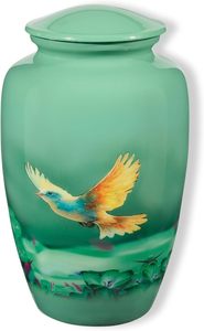 Urna de cremación para cenizas humanas, urna para adultos para hombres o mujeres de hasta 200 libras, urna funeraria conmemorativa adecuada para funeral o exhibición - Product Image 4