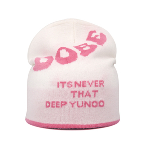 หมวกบีนนี่ถักลายสำหรับชาวประมงสำหรับฤดูหนาวหมวกบีนนี่ถักลายจุดสำหรับผู้ผลิตโลโก้ตามสั่ง - Product Image 3