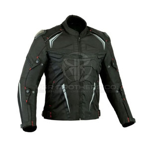 Combinaison 2 pièces blindée CE pour motocyclette avec tissu en polyester pour une longue durabilité Combinaison 2 pièces pour motocyclette - Product Image 2