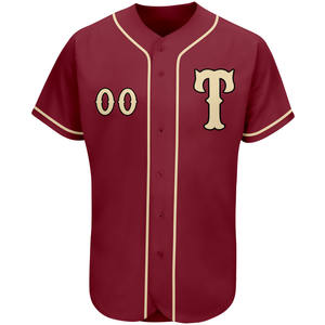 Venta al por mayor de poliéster de secado rápido transpirable camisetas de béisbol de diseño personalizado sublimación impresa logotipo liso Jersey de béisbol para los hombres - Product Image 5