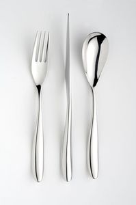 เครื่องใช้ในครัวสแตนเลสเกรดพรีเมี่ยมเครื่องใช้ในครัวทำมือโลหะพร้อมที่จับสีขาวชุบเงินโบราณ - Product Image 2