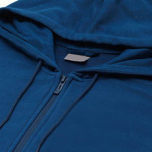 Sudadera con Capucha y Cremallera para Hombre, Estilo Urbano, Felpa de Algodón, Suave, Cálida, Ajuste Holgado, Cremallera Completa, Logotipo Personalizado, OEM, ODM, Pedidos al por Mayor - Product Image 4