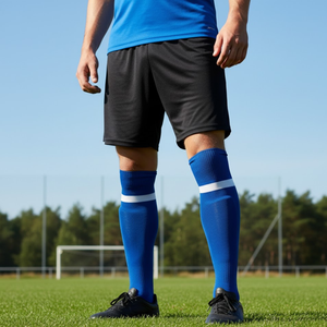 Calcetines de Fútbol Personalizados con una Sola Franja, al por Mayor, Hasta la Rodilla, Uniformes de Equipo, Calcetines Deportivos - Product Image 2