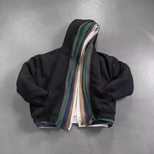 Survêtement d'hiver uni et uni pour femmes Pantalon de survêtement et sweat à capuche Jogging Sets Custom Unisex Sweatsuit Set - Product Image 6