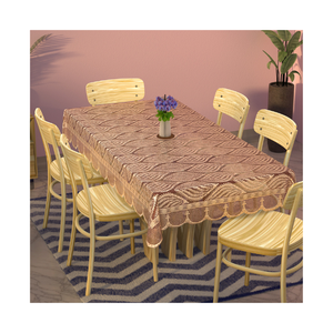 ผ้าคลุมโต๊ะอาหารผ้าฝ้ายลินินสีดำขนาด 60x120 นิ้ว รุ่นร่วมสมัย มาตรฐาน ISO 14001 ผิวเรียบ ทนต่อรอยยับ พร้อมตัวเลือกการจัดส่งแบบ CIF - Product Image 1