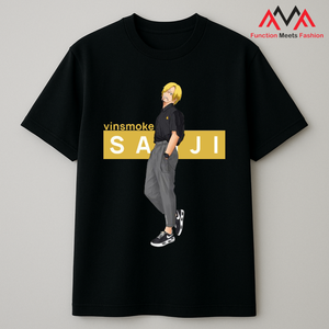 เสื้อยืดคอกลมพิมพ์ลายกราฟิก แขนสั้น ทรงปกติ ผ้าคอตตอน 65% + สแปนเด็กซ์ 35% สไตล์ลำลอง ผลิตในเวียดนาม - Product Image 3