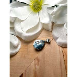 Navajo Handmade Fox <b>Pendant</b> <b>Emerald</b> Cut Diamond Bezel Set Fox Turquoise Sterling Silver Rose Gold Inlay Platinum Charm <b>Pendants</b> - Product Image 5