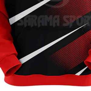 Sweat-shirt à sublimation pour homme tendance, en tissu polyester uni, vêtements de sport - Product Image 4