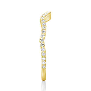 แหวนแต่งงานเพชรโมอิสซาไนต์ทรงกลม แหวนหมั้นเงินสเตอร์ลิง - Product Image 3