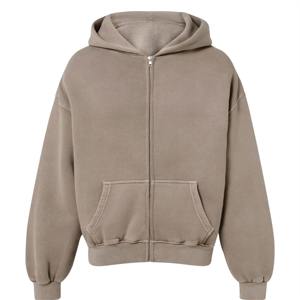 Sweat à capuche à fermeture éclair surdimensionné pour hommes Streetwear d'hiver de haute qualité avec techniques brodées toutes tailles disponibles - Product Image 6