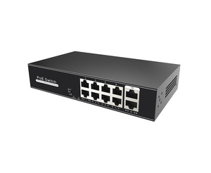 สวิตช์ PoE 8พอร์ตที่มีระยะทาง250ม. 10/100Mbps พอร์ต POE 8*10/100ม. และพอร์ตอัปลิงค์<span class=keywords><strong>2</strong></span>*10/100ม. RJ45 - Product Image 2