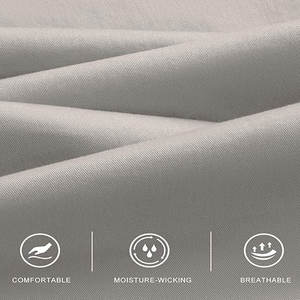 Pantalon cargo décontracté léger pour homme, taille élastique personnalisée, grande taille, multi-poches, coupe-vent, respirant, coton/polyester, été - Product Image 5