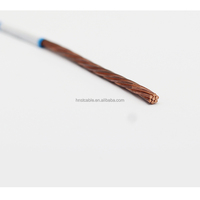 Câble conducteur en cuivre nu toronné 1/0AWG 4/0AWG 7/19 brins pour lignes de transmission d'énergie aériennes