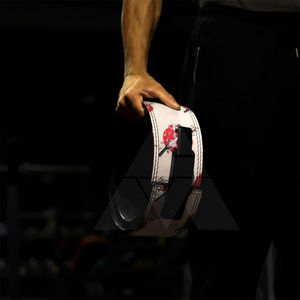 Gran oferta cinturón de levantamiento de pesas de piel de vaca 70-110 cm gimnasio Fitness entrenamiento Cross-Fit cinturón de cintura soporte ancho PU para deportes Cross-Fit - Product Image 5