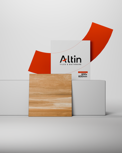 Azulejos de Porcelana Vitrificada con Impresión Digital de 60x60 cm, Modelo Rover Wood Sisam, Acabado Mate Rústico, 24x24 Pulgadas, Azulejos de Calidad Española para Pisos - Product Image 1