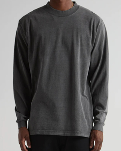 Premium <b>Men</b> <b>Long</b> <b>Sleeve</b> T Shirt Casual Streetwear Cotton <b>Top</b> Layered Look OEM Custom Bulk Wholesale Supplier - Product Image 4