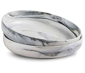 The <b>Large</b> Leaf Bowl embodies the shape of a curved leaf. Generously sized, marble double layer design Made with high tempered - Product Image 4